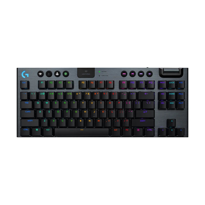 Logitech G915X TKL wireless ultra-thin electronic sports gaming mechanical keyboard, 1.3mm trigger key travel, RGB lighting, PBT