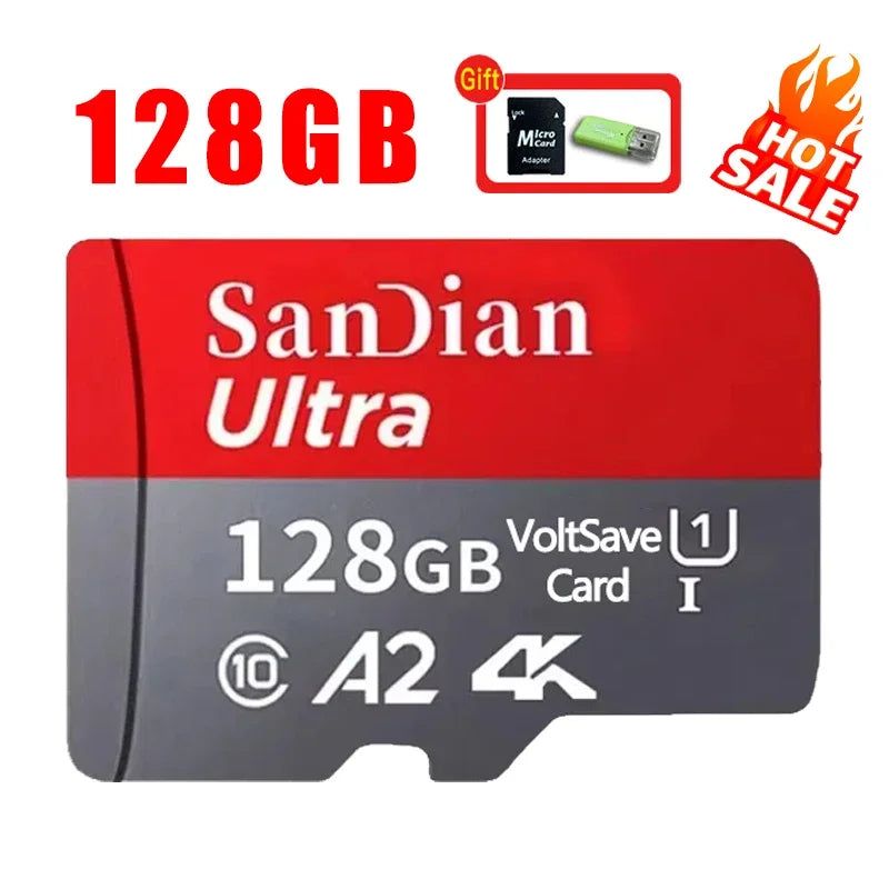 High Capcity Memory SD Card 512GB 256GB Micro TF Flash Card 1TB 2TB Rugged Memory Card Class10 Fast SD Cards For Phone PC Tablet