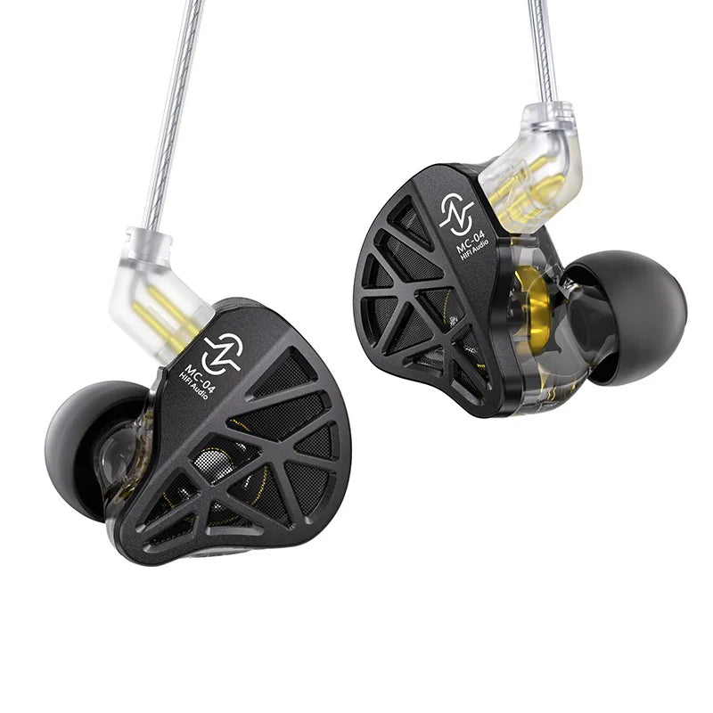 In-Ear HiFi Earphones CCZ MC04 DD&BA Hybrid Wired Headphones Stereo Bass Gaming Headsets Monitor Detachable 0.78mm 2Pin Cable