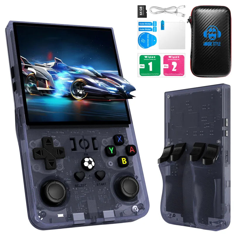 AISLPC R36Max Game Console 4 Inch IPS Screen Linux System Portable Pocket Video Player Retro Handheld Game Console kids Gift