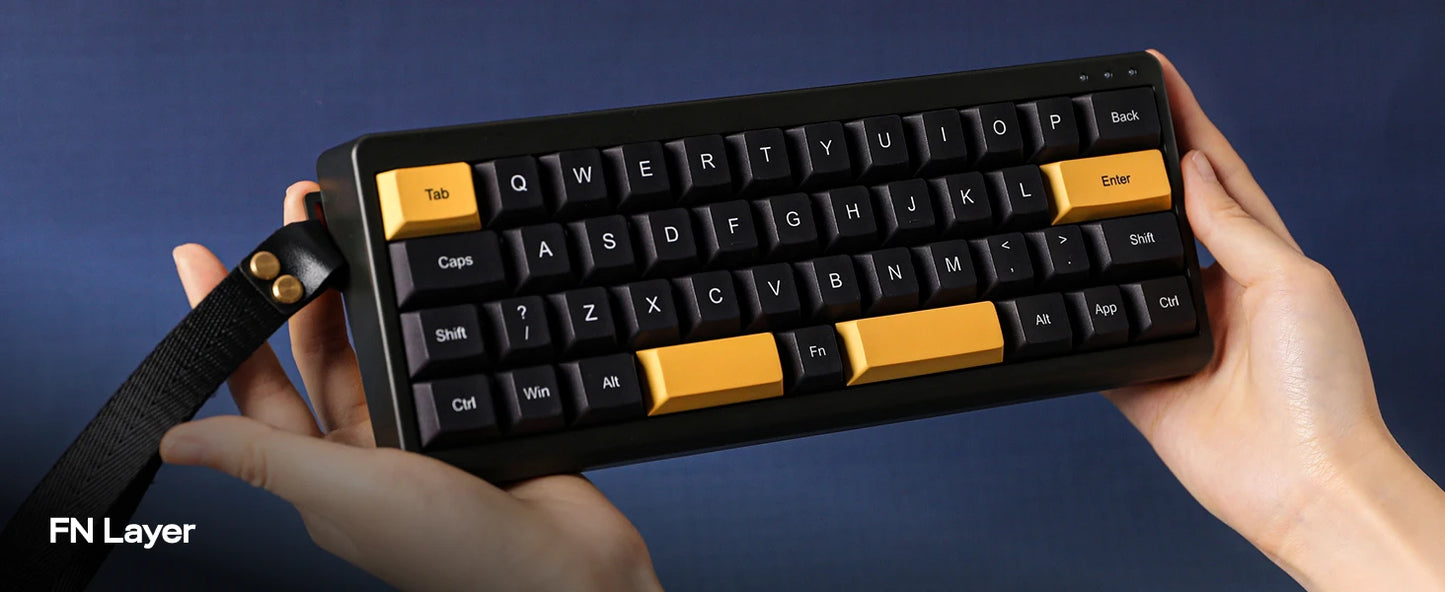 EPOMAKER TH40 QMK/VIA Ultra-Compact 40% Layout Hot-Swap Gasket-mounted Type-C Wired/Bluetooth/2.4G Wireless Mechanical Keyboard