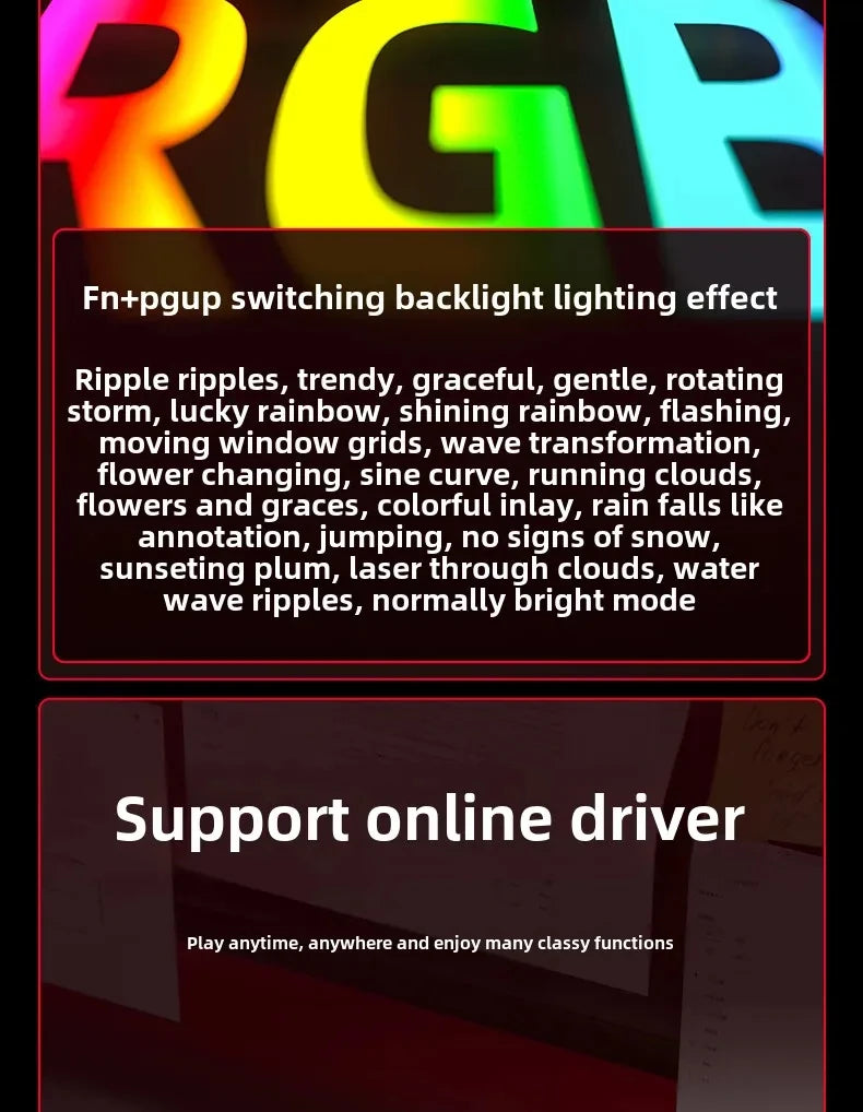 New AULA HERO 68HE/ULTRA INSTOCK Magnetic Switch Gaming Keyboard&Mouse E-sport Custom Mechanical Wired Keyboard Accessories