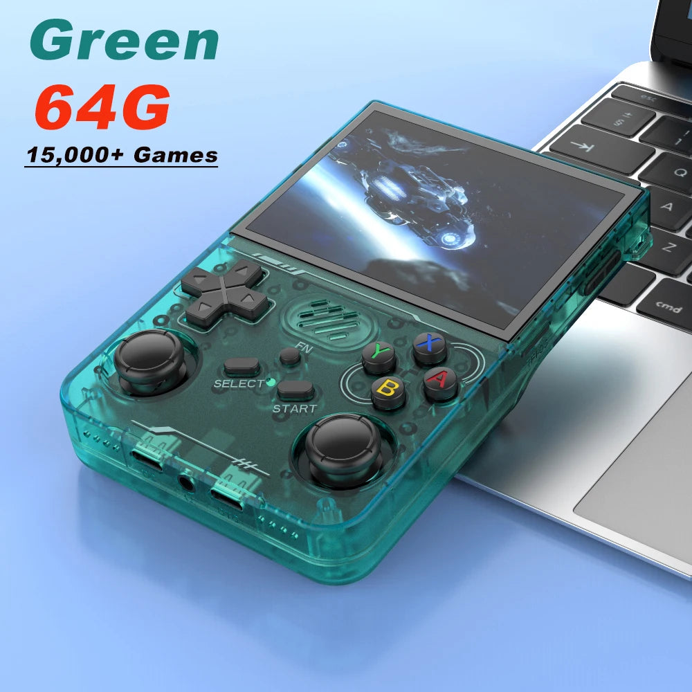 BOYHOM 256G R36XX Hand-held Game Consoles Video player 3.5-inch IPS 640*480 Screen Retro Game Player 3000 mAh128G/64G Games