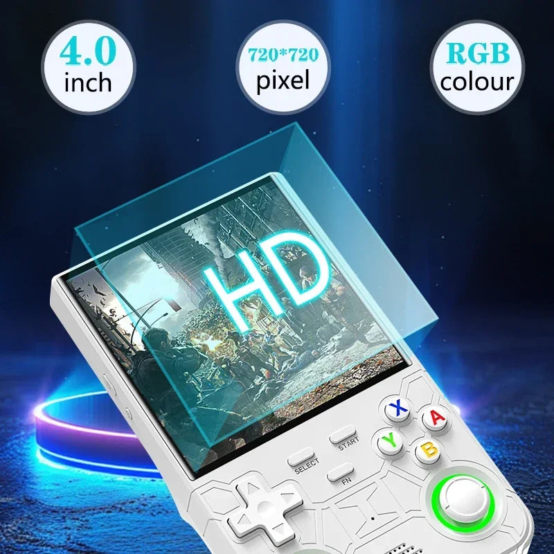 R36 ULTRA 4" IPS Handheld Console – Android , 15000+ Retro Games, 64G/128G, HDMI Output ﻿