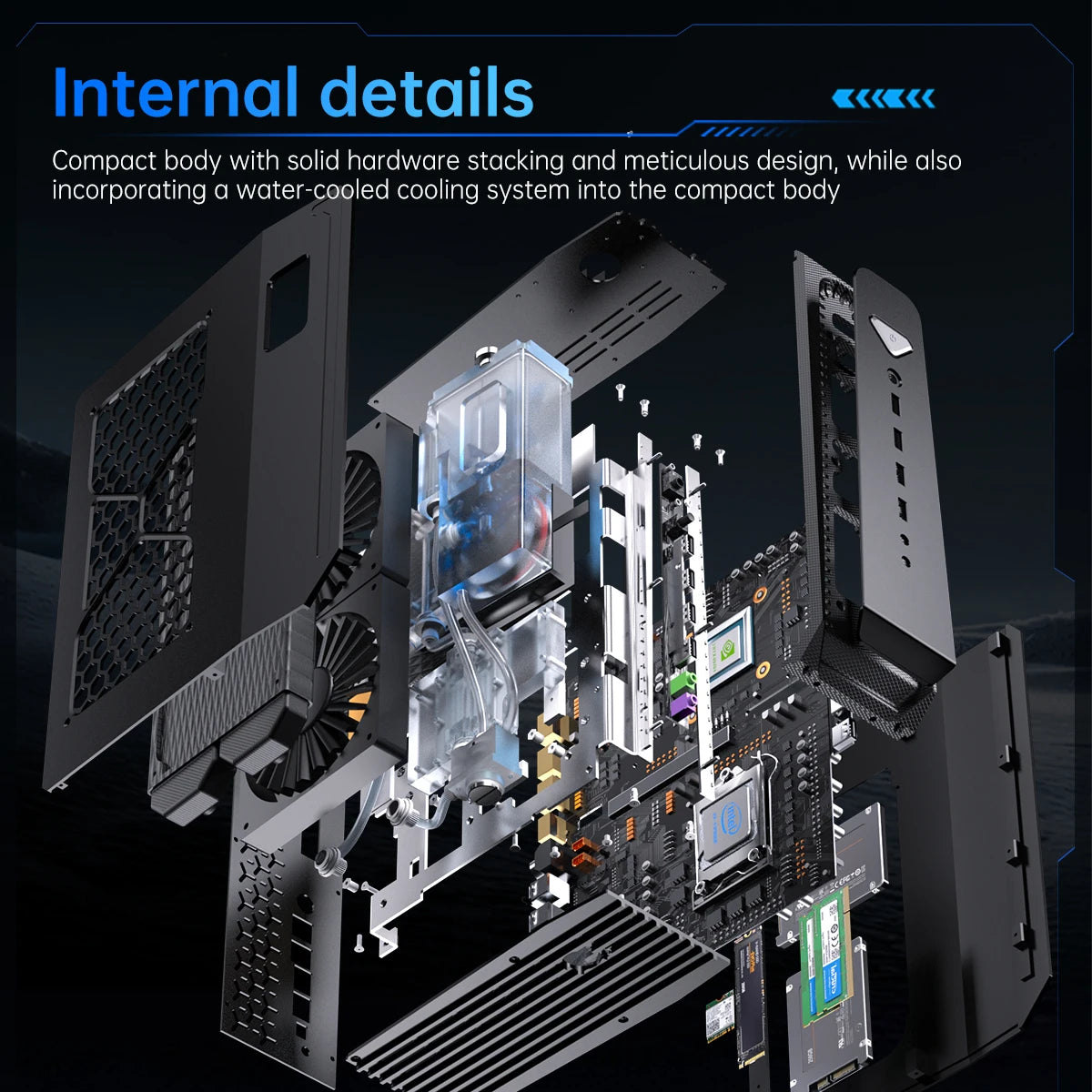 MSECORE  SL800 Intel Core I5 I7 I9 RTX4070 12G Liquid Cooling Desktop Gaming Computer Windows 11 MINI PC DDR5 NVMe SSD 8K BT5.3