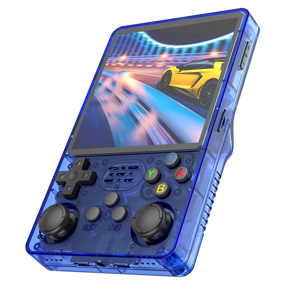 【Hot Sale】4" IPS Retro Handheld Game Console R36Plus, Dual-RAM 1G Chip, ARKOS 2.0 for 15,000+ Games, Portable Gaming for PSP/N64