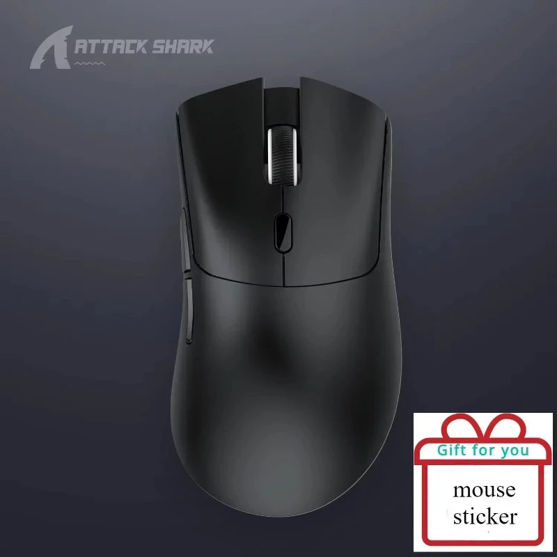 Attack Shark X3Pro/X3/R1 Wired 8KHz Bluetooth Mouse PixArt PAW3395 Tri Mode Wireless 4KHz Lightweight Macro Game custom Mouse