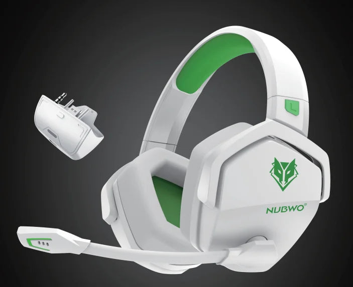 NUBWO G06 Pro Wireless Headsets Gamer with Charging Station for Headset and PS5 Controller Gaming Headphones Long Battery Life