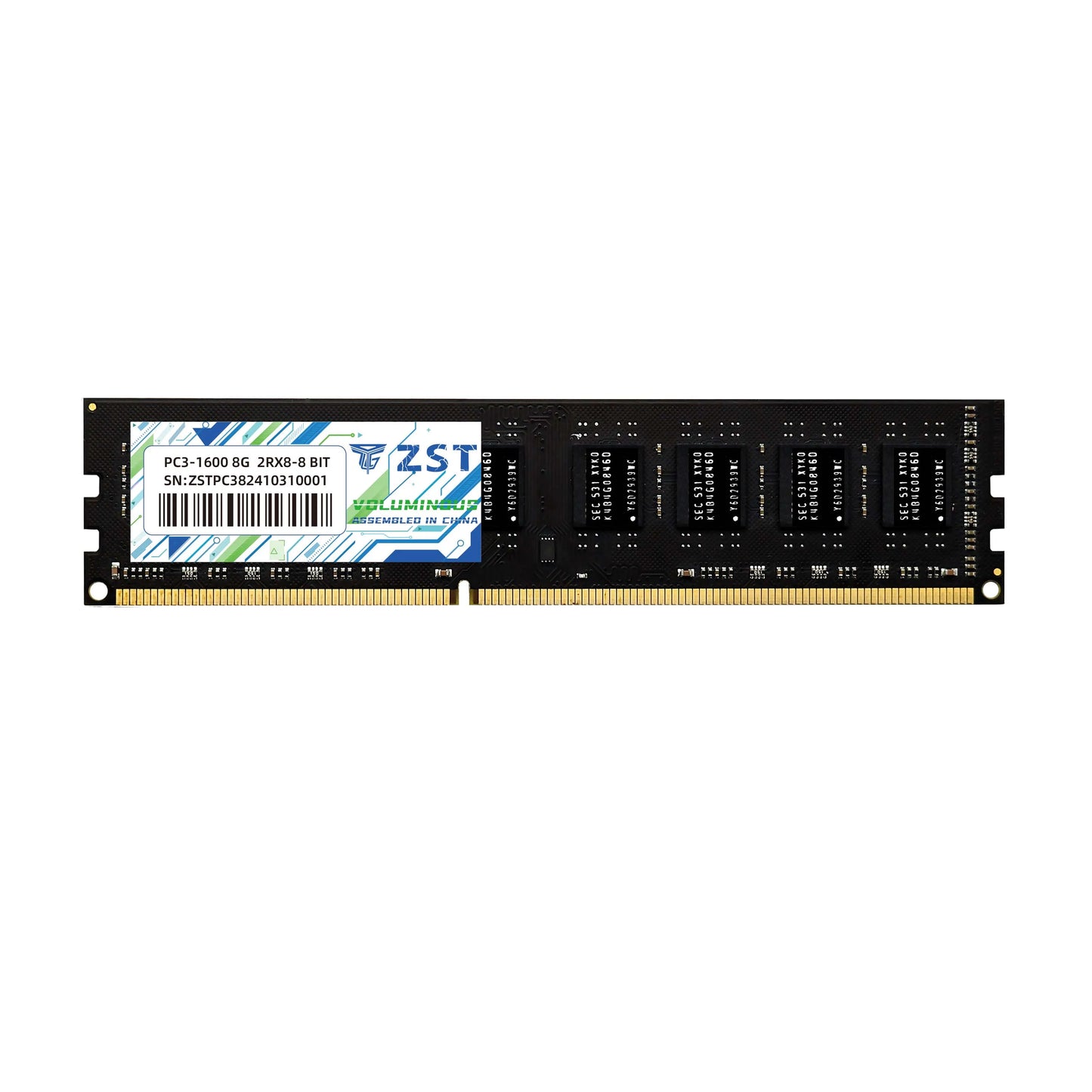 Desktop Computer Memory Module DDR3 PC RAM 4GB 8GB 1600/1333/1066/1600MHz Playing Game Loading Smoothly Fast Speed
