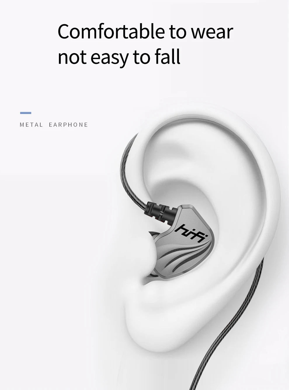 OLAF 3.5mm Type C Earphone Handsfree Headphones Wired With Mic Earbuds Bass Stereo Hifi Headset Gaming For Samsung Xiaomi Tablet