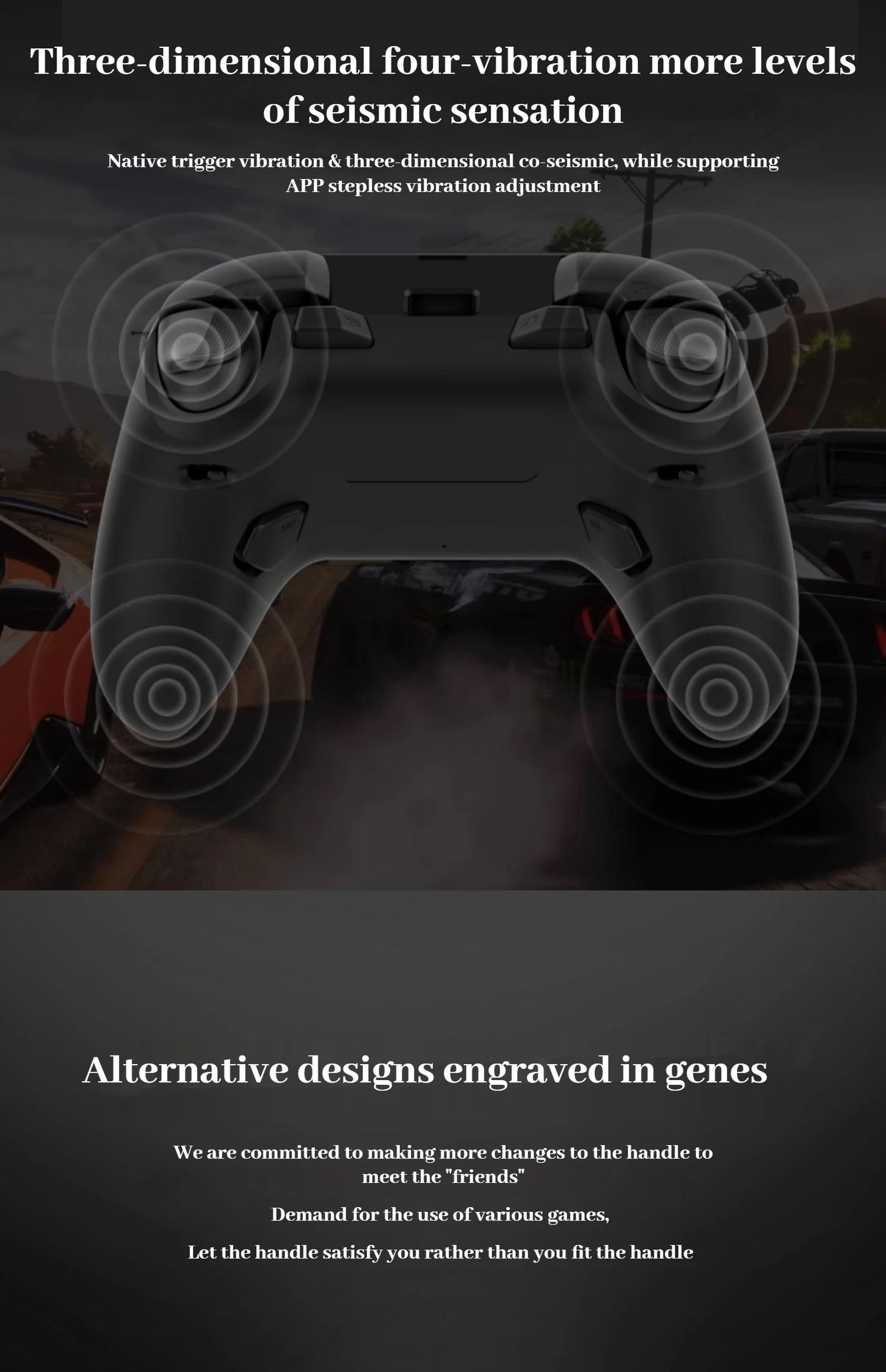 ZD Super Legend S Gaming Controller Wireless Bluetooth Hall Remote Sensing Rgb Motor Apex Switch Pc Android e-sport Gamepad