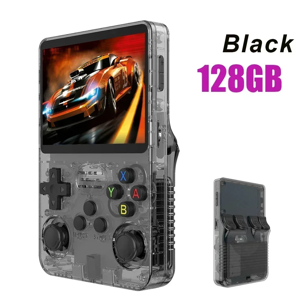 R36S Retro Handheld Game Console, 60000+ Preloaded Games, Open Source Linux, Portable Pocket Player, 64G/128G/256G, Best Gift