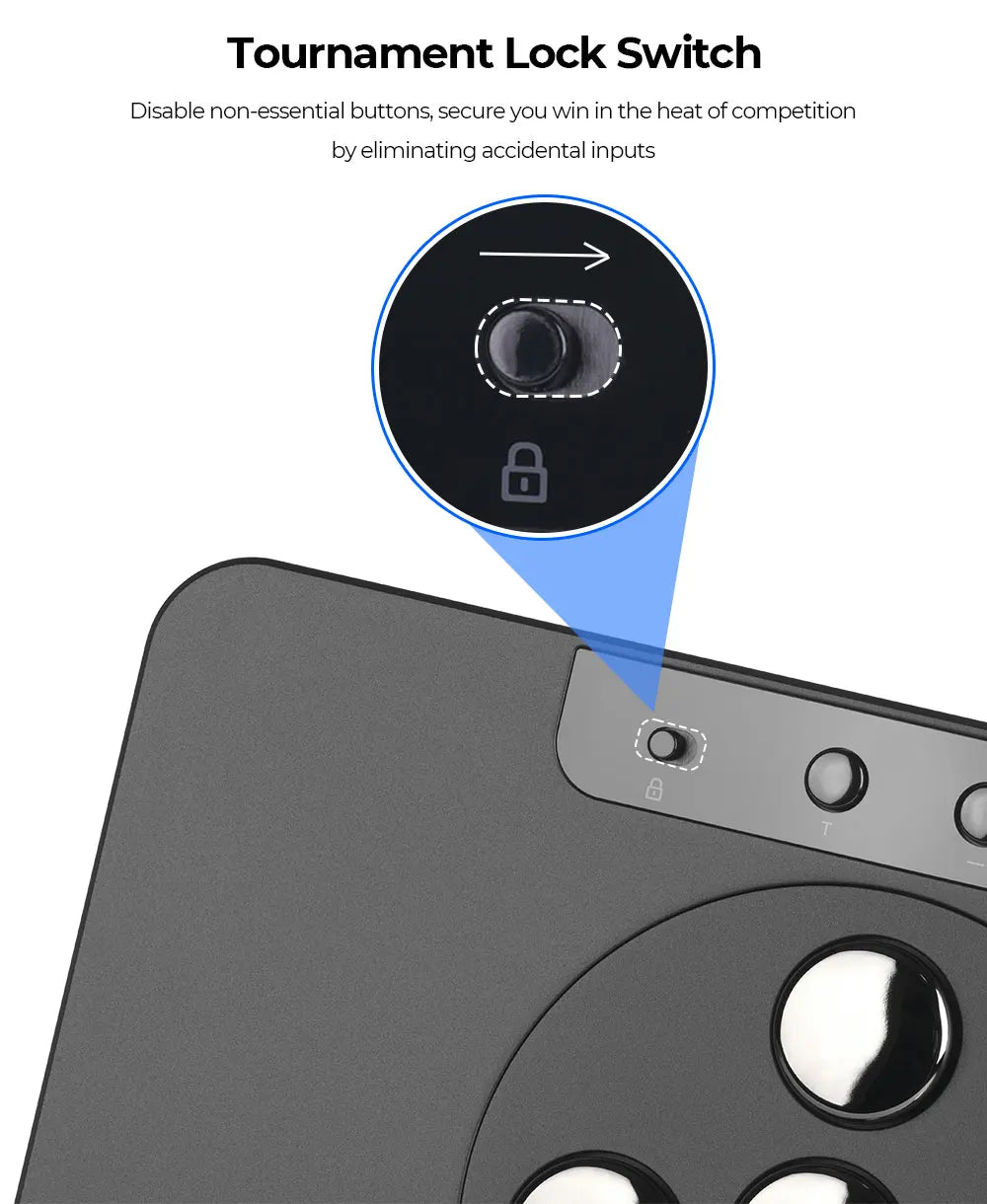 Haute42-COSMOX X Series Leverless Controller Replaceable Module Joystick Keyboard Arcade For PC/ Ps4 / Ps5 Switch Steam Hitbox