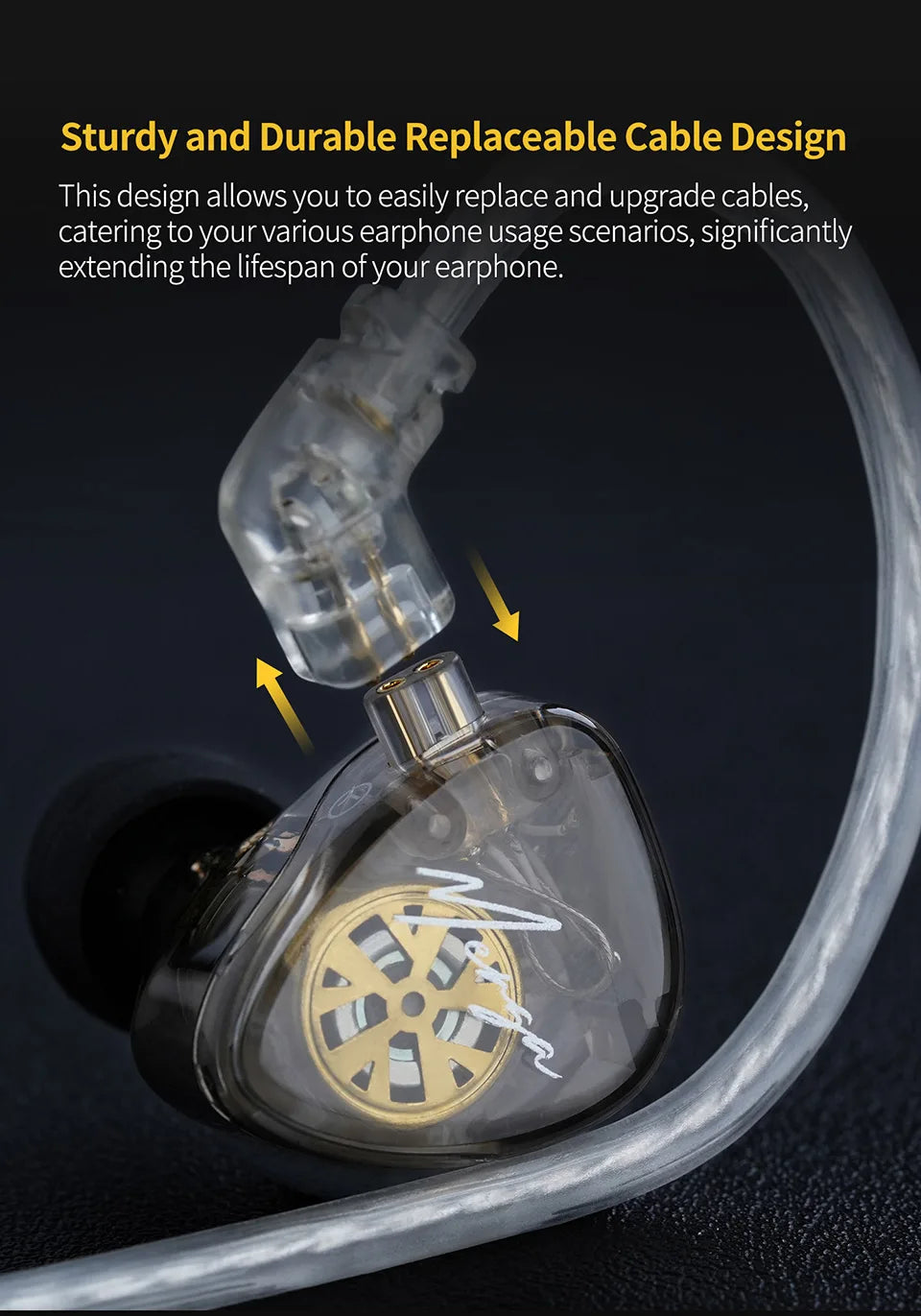 KZ Merga Bass Headphones HIFI noise-cancelling sports in-ear headphones New arrival!