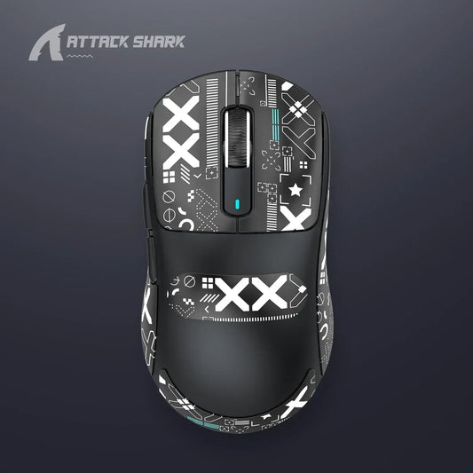 Attack Shark X3Pro/X3/R1 Wired 8KHz Bluetooth Mouse PixArt PAW3395 Tri Mode Wireless 4KHz Lightweight Macro Game custom Mouse