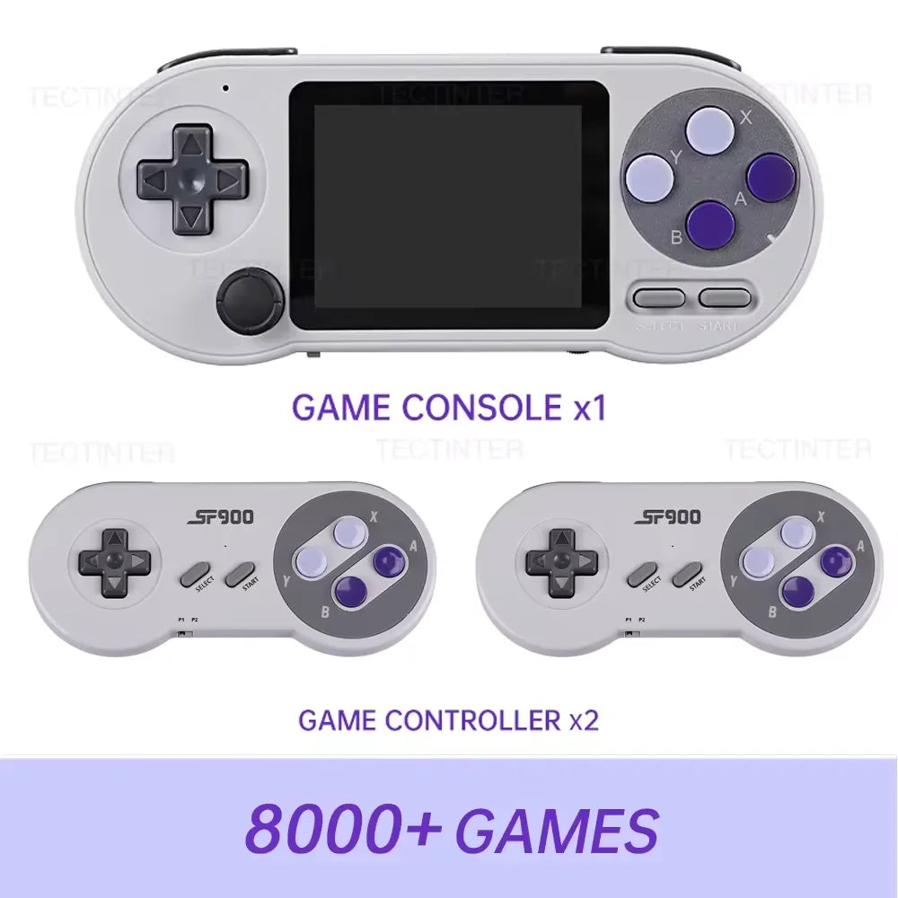 SF2000 3 inch IPS Screen Portable Handheld Game Player Video Game Console Built-in 8000+ Games Retro TV Game Player AV Output