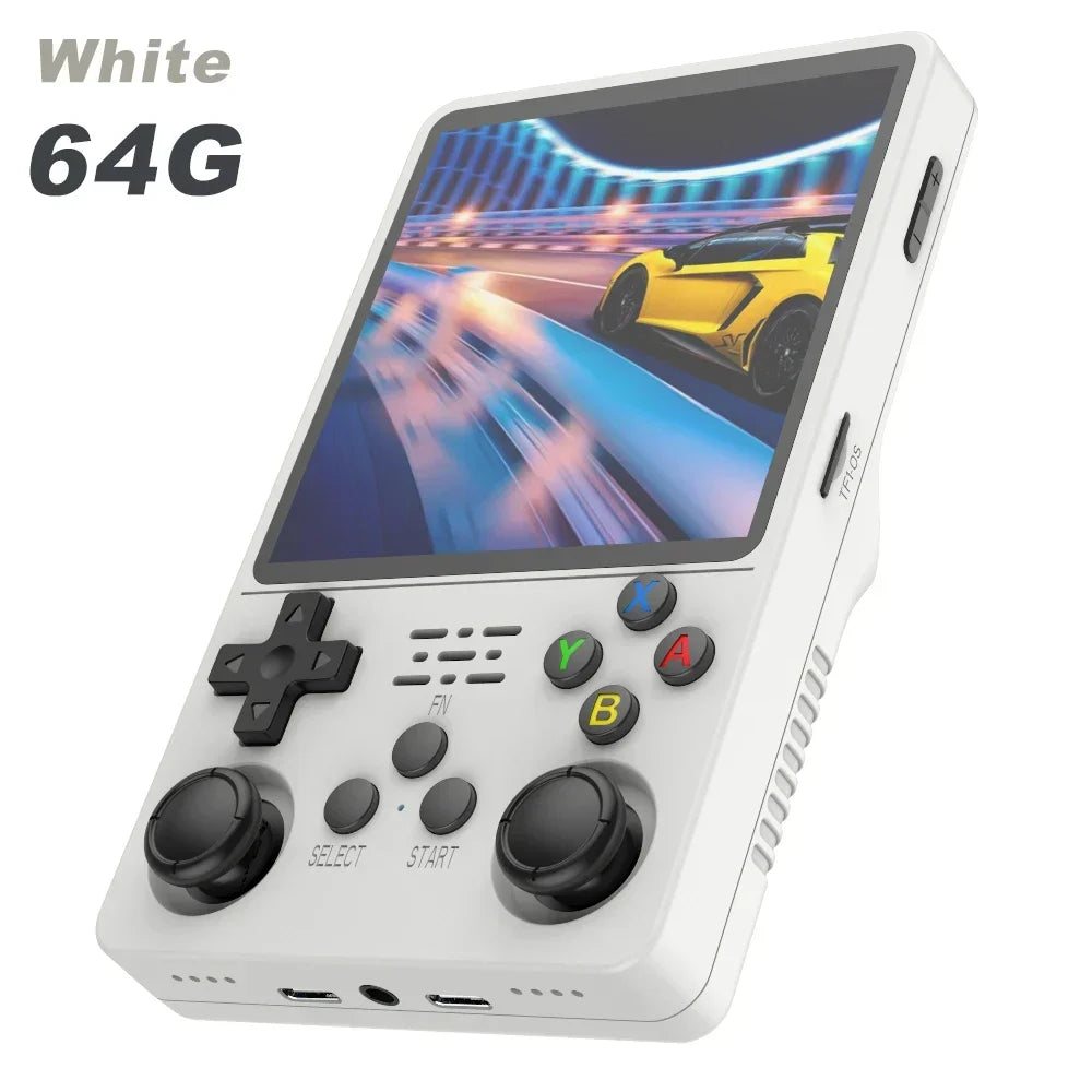 【Hot Sale】4" IPS Retro Handheld Game Console R36Plus, Dual-RAM 1G Chip, ARKOS 2.0 for 15,000+ Games, Portable Gaming for PSP/N64