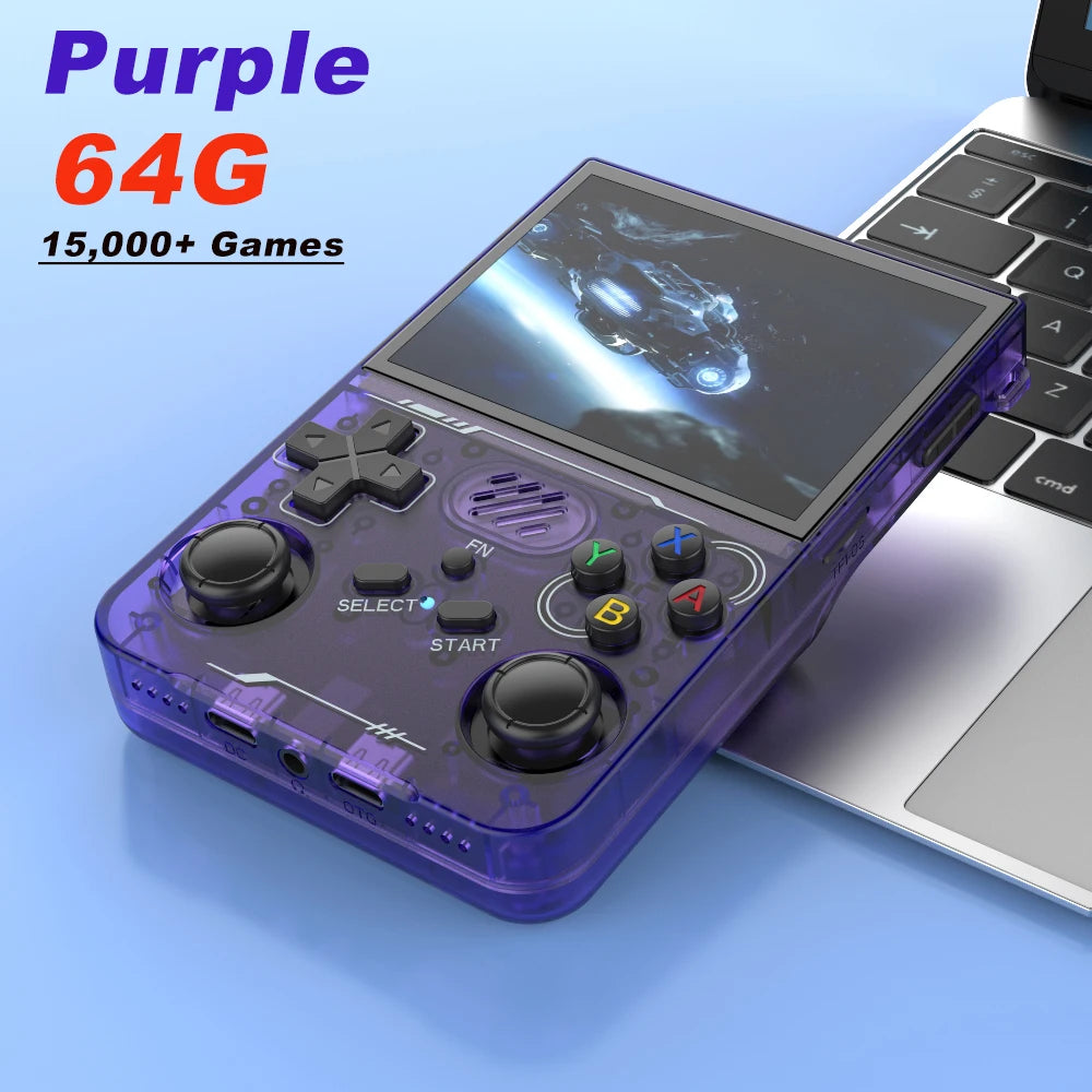 BOYHOM 256G R36XX Hand-held Game Consoles Video player 3.5-inch IPS 640*480 Screen Retro Game Player 3000 mAh128G/64G Games