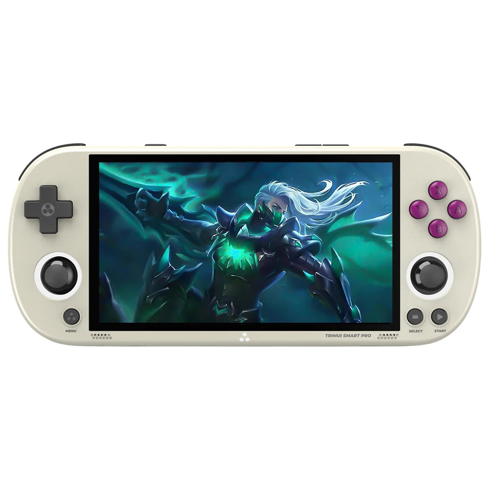 Trimui Smart Pro Handheld Game Console 4.96''IPS Screen Linux System RGB Joystick Video Game Console Gift 30000+ Games