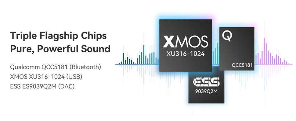 Khadas Tea Pro Portable Headphone Amp with Magnetic/0.95" Display/BT5.4/2100mAh/ESS ES9039Q2M, support PCM 768/DSD 512/3.5/4.44m