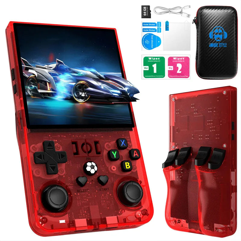 AISLPC R36Max Game Console 4 Inch IPS Screen Linux System Portable Pocket Video Player Retro Handheld Game Console kids Gift