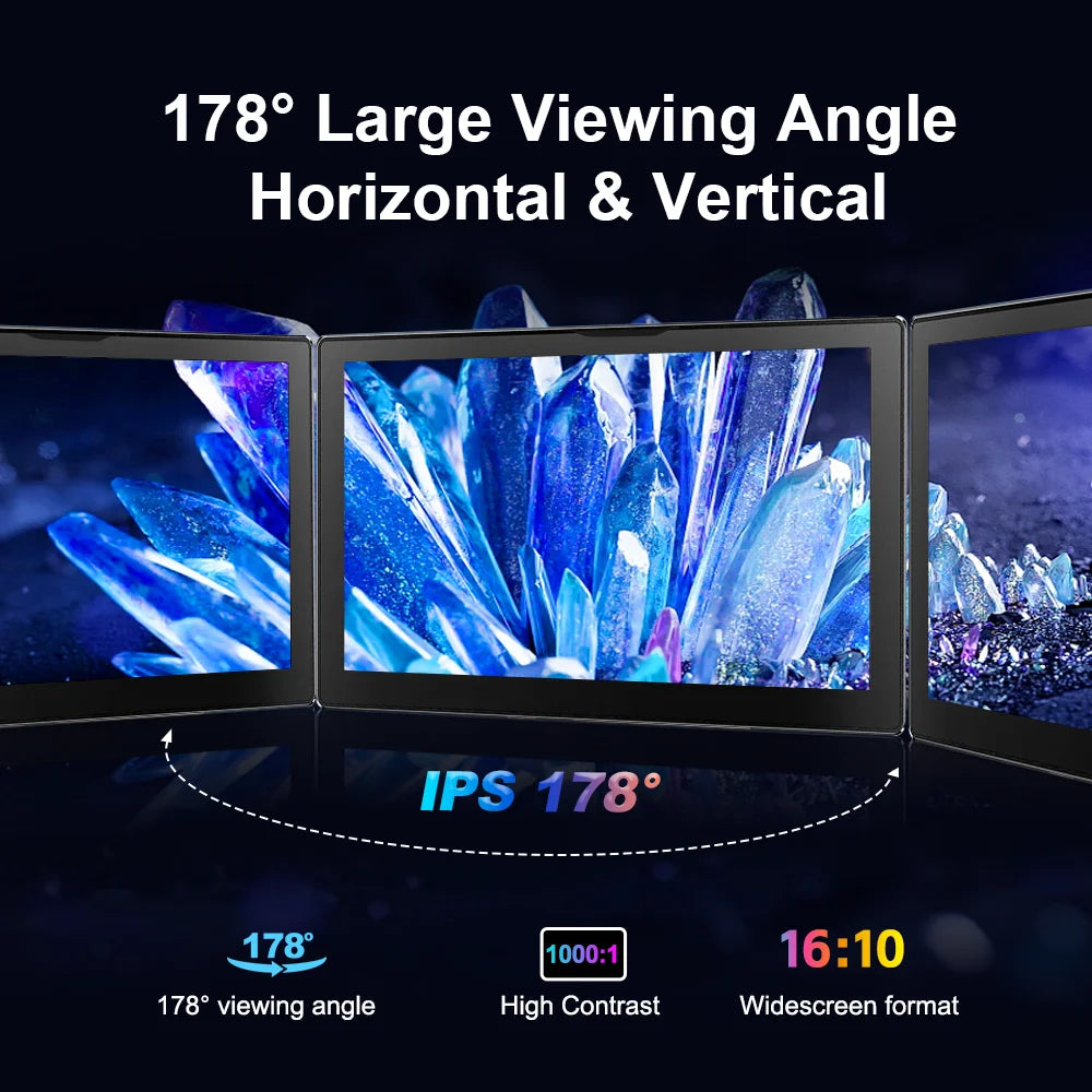 8 inch  Touch Monitor 1280x800P 16:10 Widescreen Ratio HDMI Interface for  DIY Projects Surveillance Display