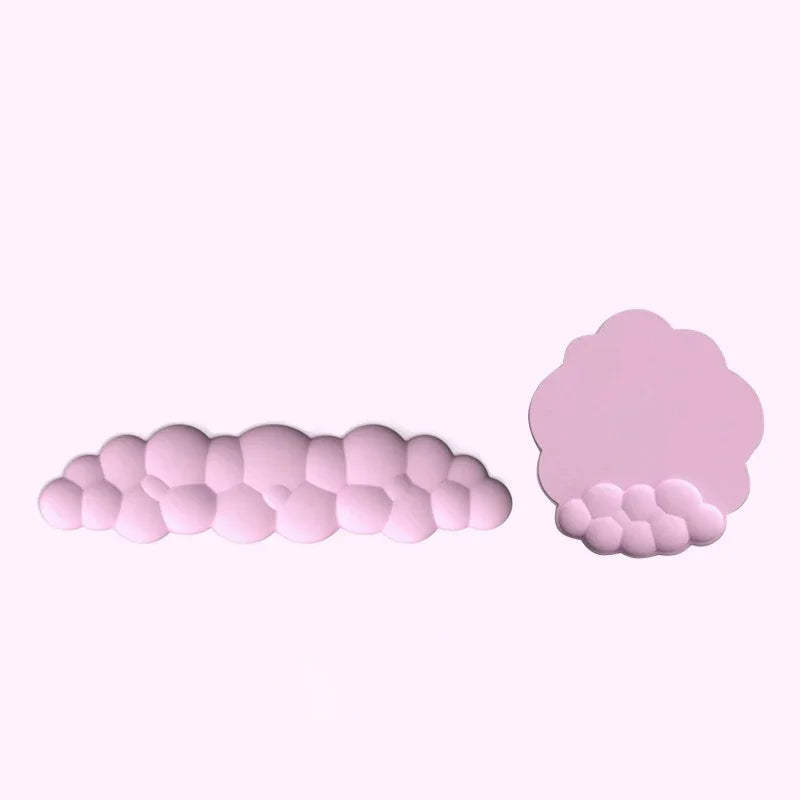 Cloud Wrist Rest Keyboard Memory Foam Mouse Mat Anti-slip Keyboard Handle Support MousePad Set Ergonomic Cloud Wrist Brace