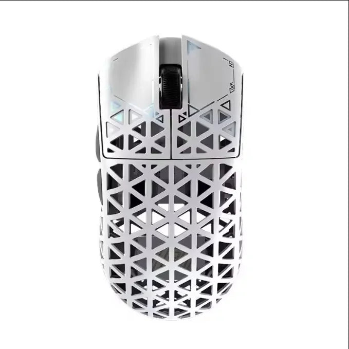 IPI Float Wireless Carbon Fibre Mouse Tri Mode 8K Paw3395 Bluetooth Gaming Mouse 8000Hz Hollow Out Mice Customize For E-sports