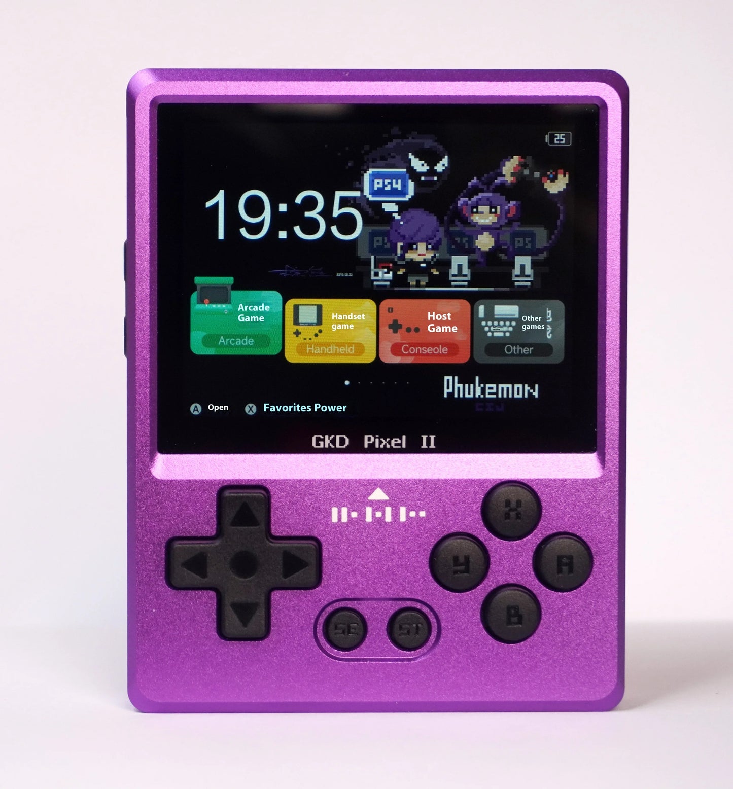 GKD Pixel2 Retro Handheld Game Console Portable Game Console 640x480Ips Rk3326s Metal CNC Body 2.4" IPS Screen Man Birthday Gift