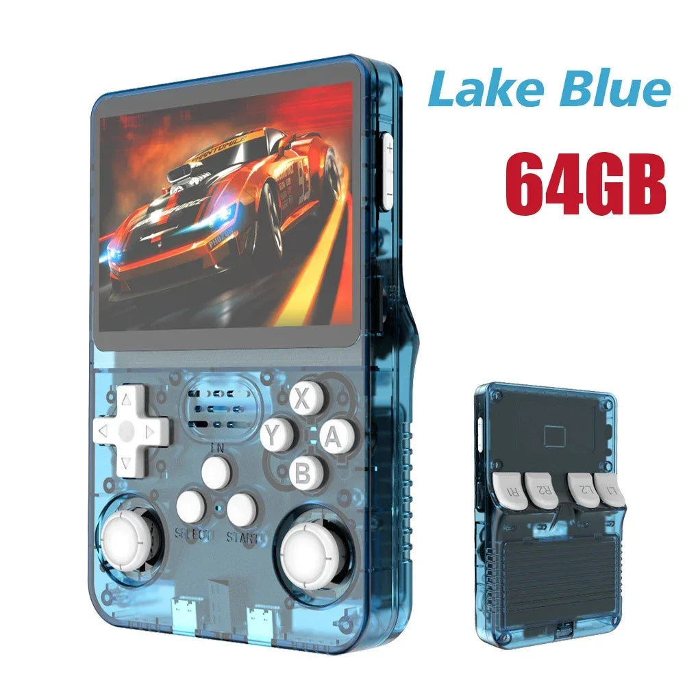 R36S Retro Handheld Game Console, 60000+ Preloaded Games, Open Source Linux, Portable Pocket Player, 64G/128G/256G, Best Gift