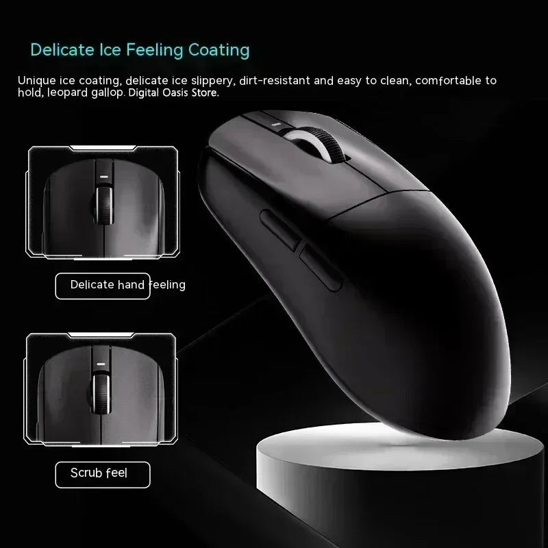 ATK Vxe Dragonfly R1 Mouse Black White R1 Se Pro Mouse 4K Receiver Lightweight Pc Wireless Bluetooth Game E-sports Accessories
