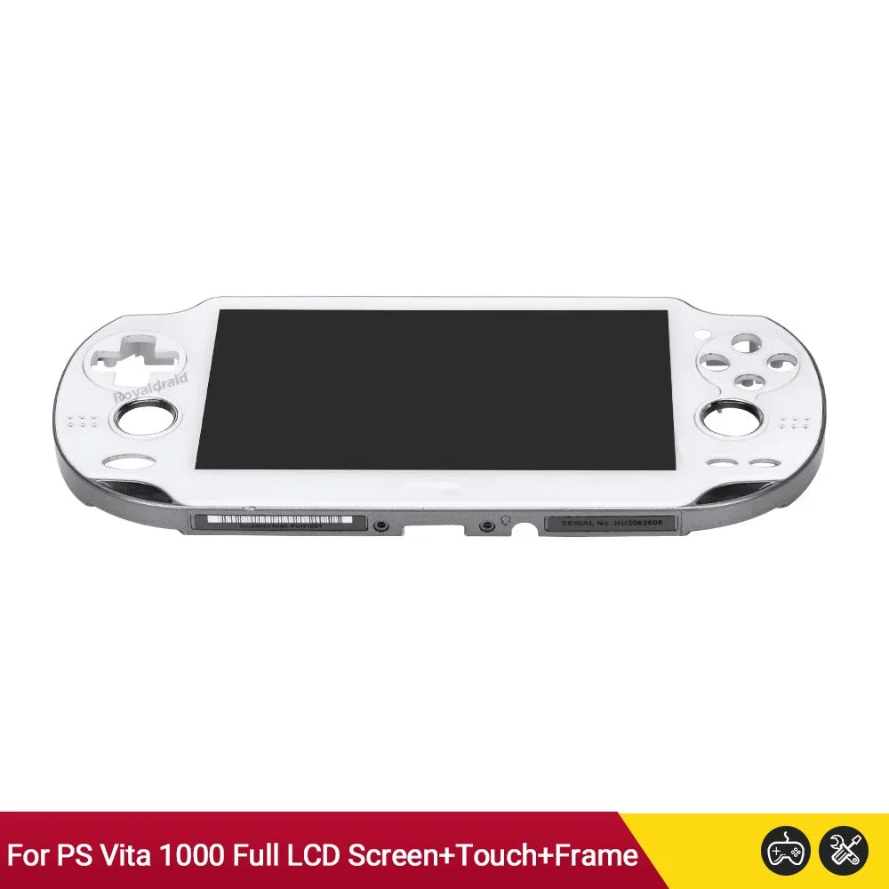Black White Original Oled LCD Screen Display for PS Vita PSV 1000 1001 1004 Full LCD Screen Display+Touch Digitizer+Frame Set