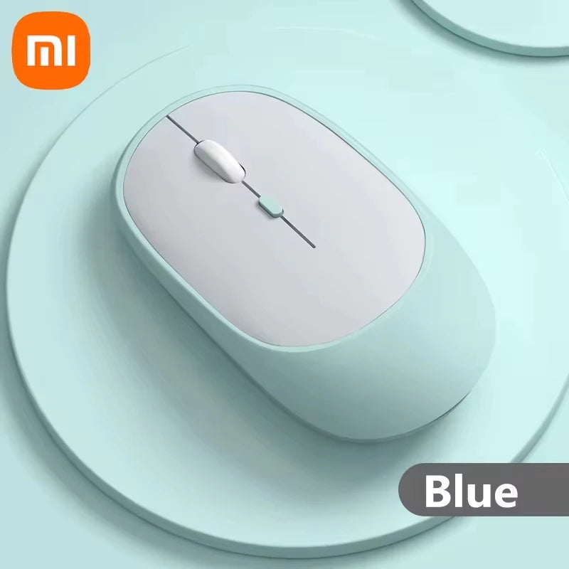 Xiaomi Bluetooth Wireless Mouse USB Rechargeable Ergonomics 2.4G Type-C Mice Adjustable DPI Silent Morandi Portable Office Mouse