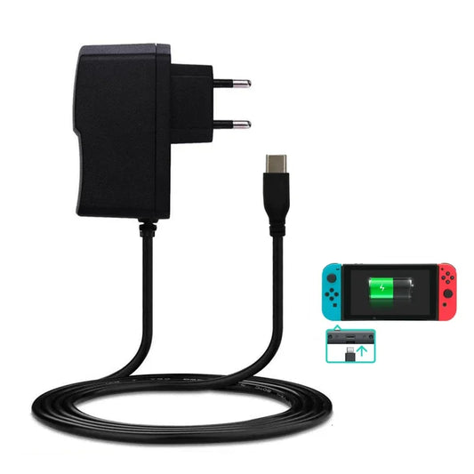 5V 2.4A Switch Charger Type-C AC Power Supply Charging Adapter for Nintendo Switch NS Game Console Wall Charger EU/US/EU/AU Plug