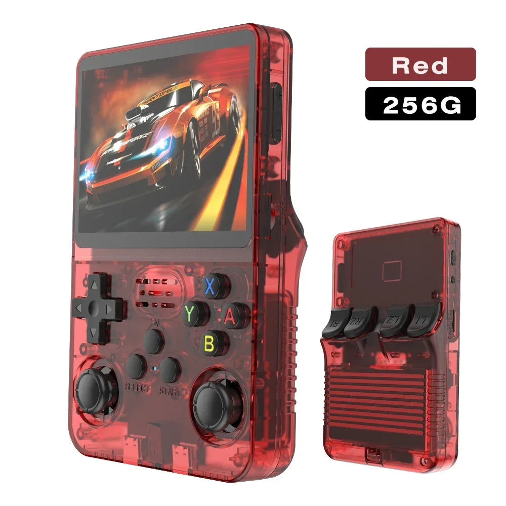 R36S Retro Handheld Game Console, 60000+ Preloaded Games, Open Source Linux, Portable Pocket Player, 64G/128G/256G, Best Gift