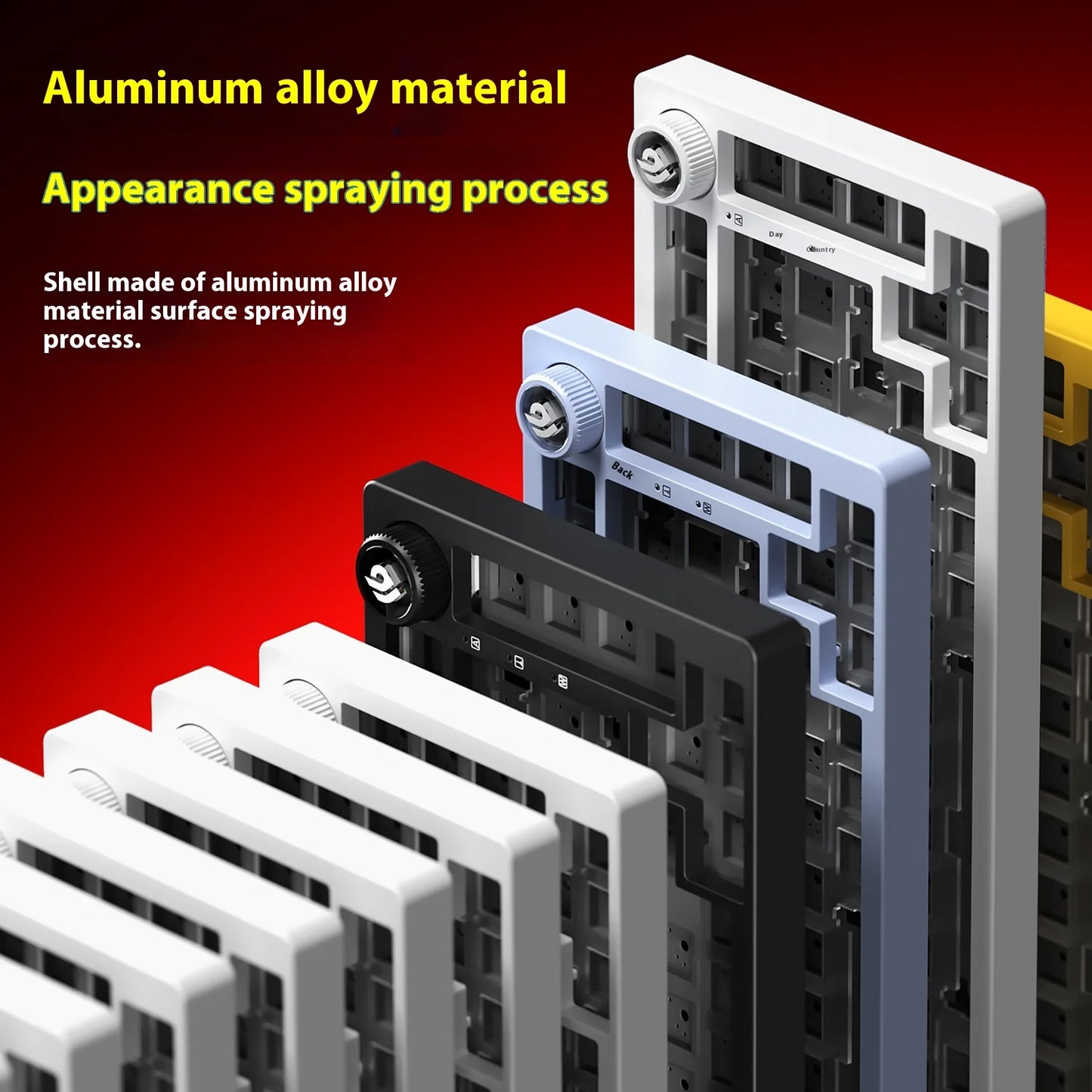 LEOBOG Hi75C 3Mode/wired Mechanical Keyboard Kit RGB Keyboard Kits Gasket Gamer Aluminum Alloy Hot Swap Custom Gaming Keyboards