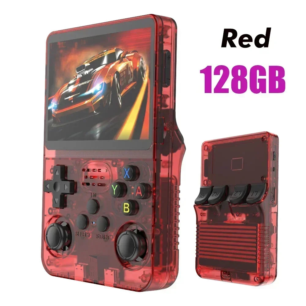 R36S Retro Handheld Game Console, 60000+ Preloaded Games, Open Source Linux, Portable Pocket Player, 64G/128G/256G, Best Gift