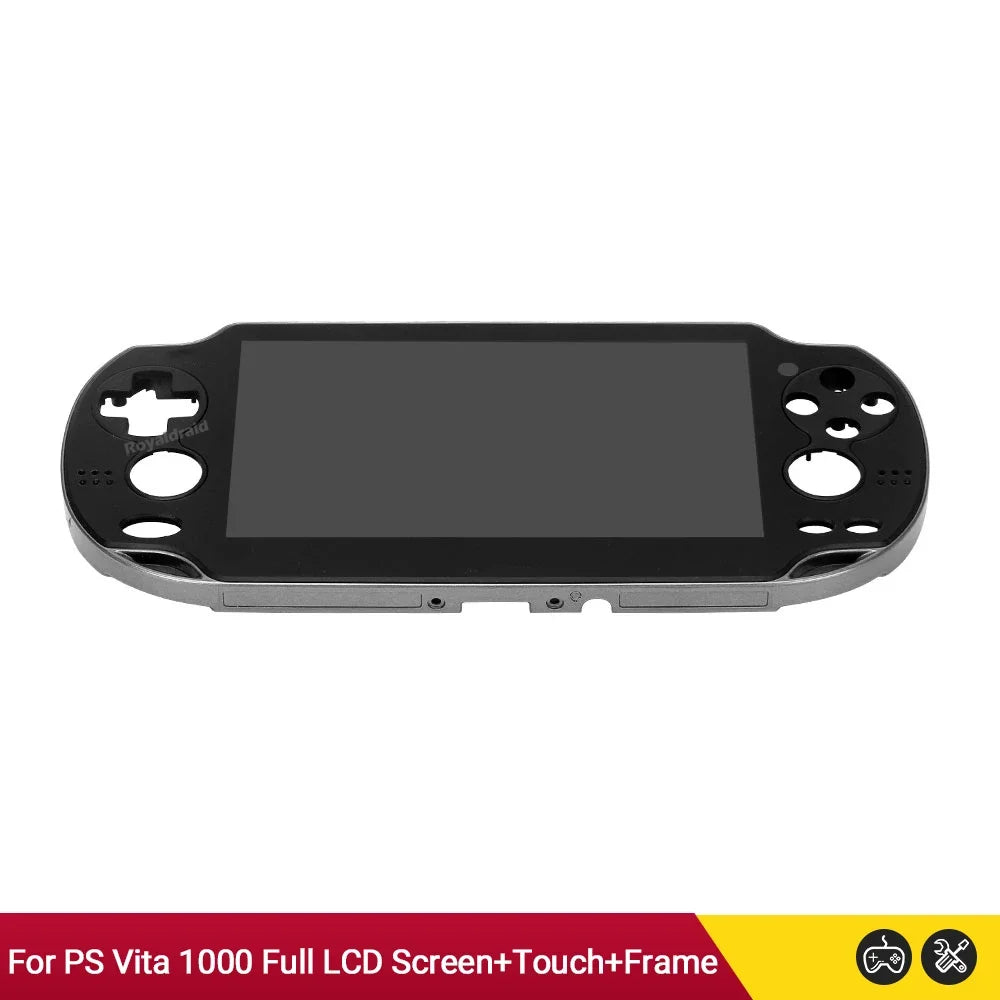 Black White Original Oled LCD Screen Display for PS Vita PSV 1000 1001 1004 Full LCD Screen Display+Touch Digitizer+Frame Set