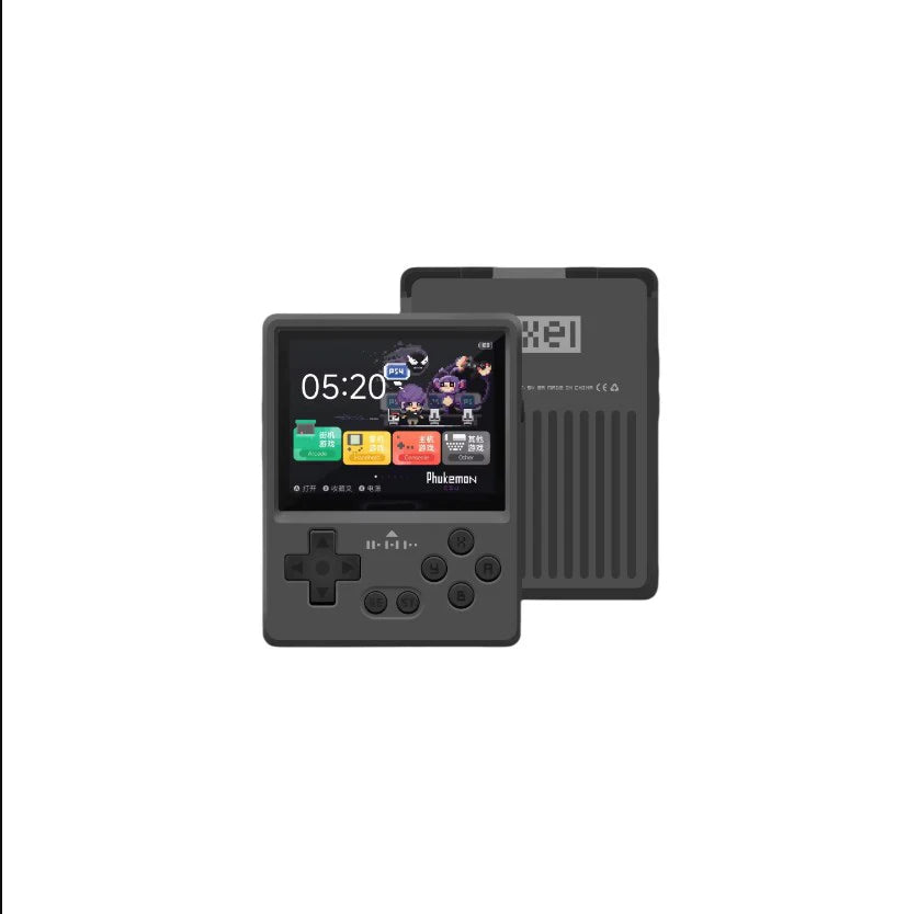 GKD Pixel2 Retro Handheld Game Console Portable Game Console 640x480Ips Rk3326s Metal CNC Body 2.4" IPS Screen Man Birthday Gift