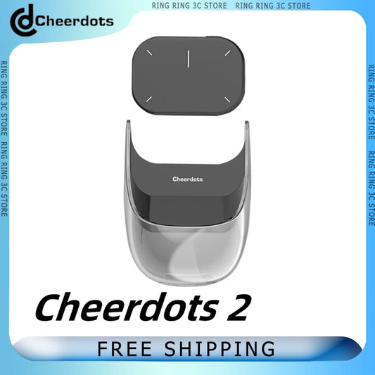 Cheerdots 2 Air Mouse Wireless Detachable All-in-one Pocket Air Mouse I Recording ChatGPT Enabled Mouse Customized Gaming Mouse