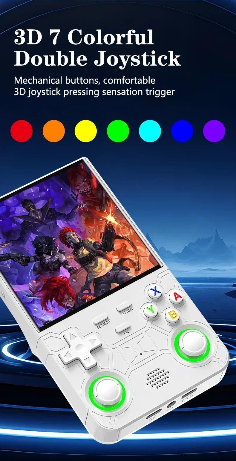 R36 ULTRA 4" IPS Handheld Console – Android , 15000+ Retro Games, 64G/128G, HDMI Output ﻿