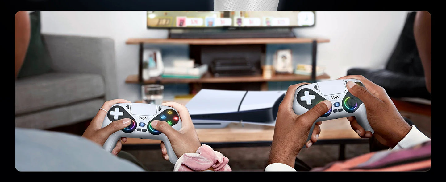 For Playstation 5 Wireless Controller For Ps5 Pc Console Controller With Turbo Dual Sense Vibrate Programming Bluetooth Gamepad