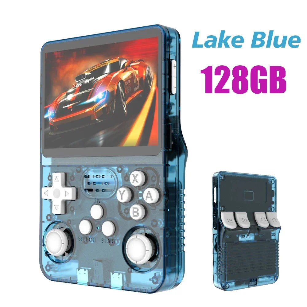 R36S Retro Handheld Game Console, 60000+ Preloaded Games, Open Source Linux, Portable Pocket Player, 64G/128G/256G, Best Gift