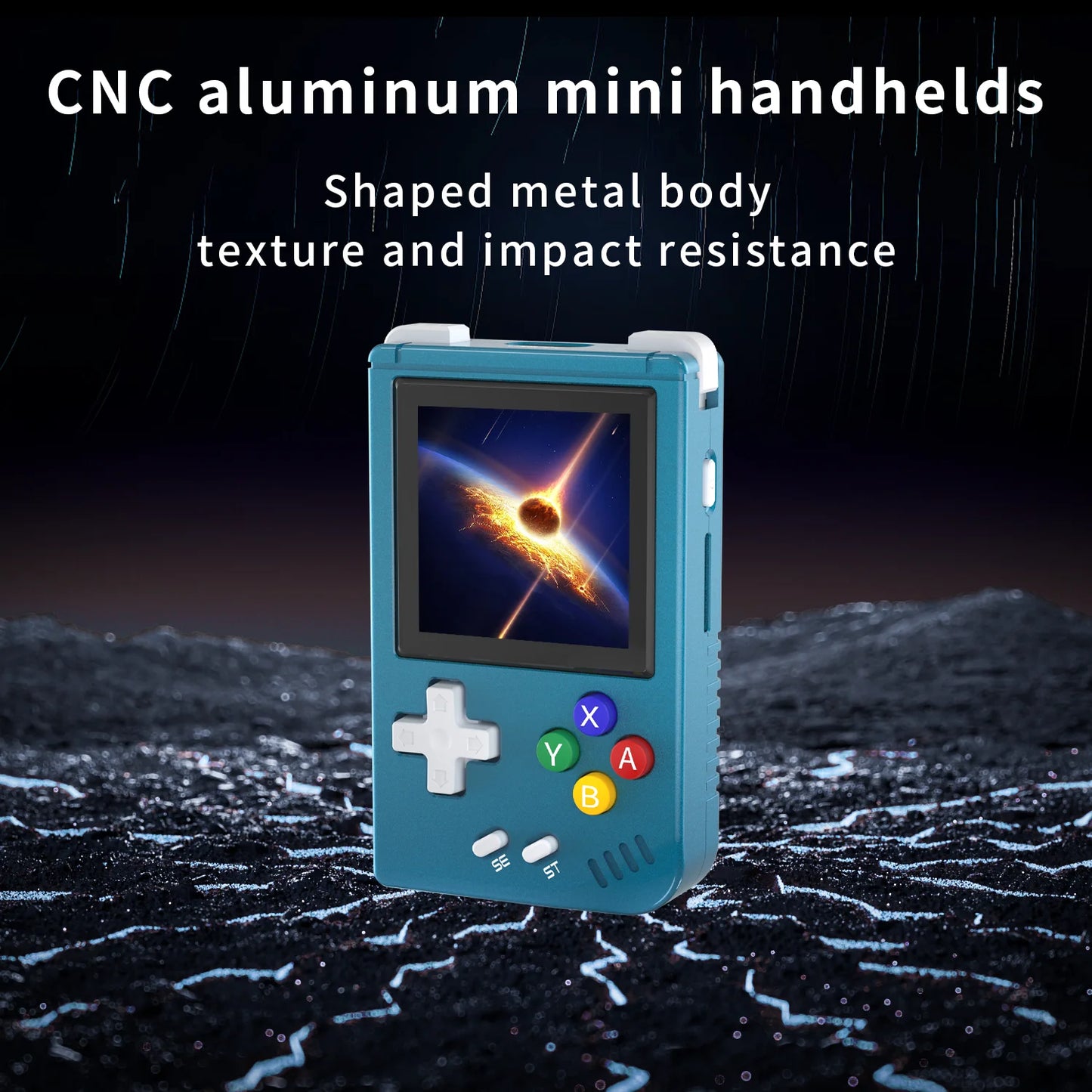 ANBERNIC RG Nano Pocket Retro Handheld Game Console Metal Shell 1.54" IPS Screen Linux 1050mAh Classic Game Player Hi-fi Speaker