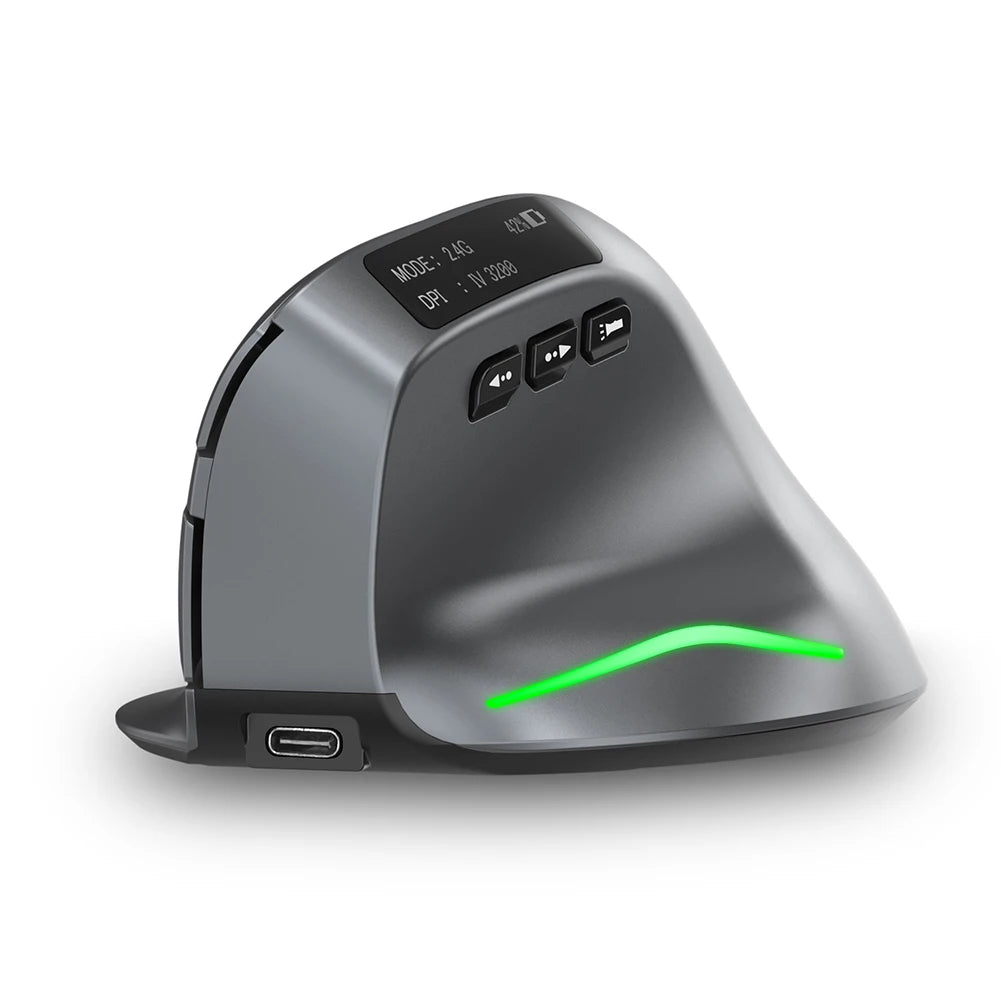ZELOTES F-26C F35 F36 F17 Ergonomic Vertical Mouse 2.4G Wireless Gaming Mice USB Optical Mouse 3200DPI Gamer Mause For Laptop PC