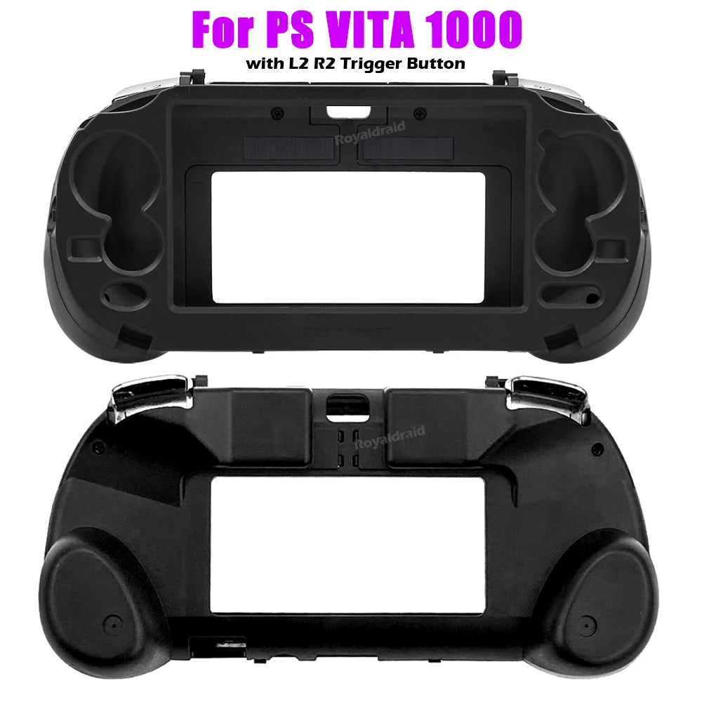 Black Replacement Hand Grip Joypad Stand Case with L2 R2 Trigger Button For PS VITA 1000/PSV1000/PS Vita1000 Game Accessories