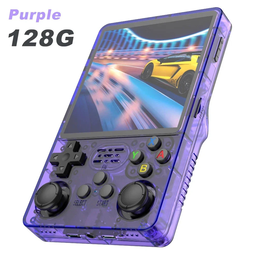 【Hot Sale】4" IPS Retro Handheld Game Console R36Plus, Dual-RAM 1G Chip, ARKOS 2.0 for 15,000+ Games, Portable Gaming for PSP/N64