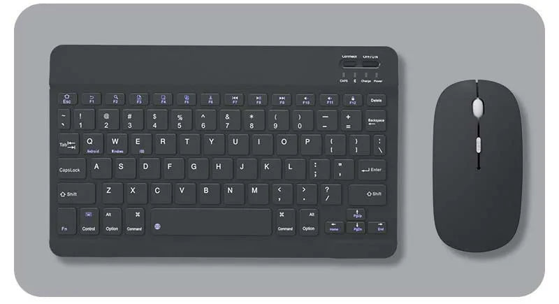 with Bluetooth Keyboard Mouse for Teclast T65 Max T70 T60 Plus T50HD 78Key 10inch Rechargeable Wireless Keyboard Mice Set Combo