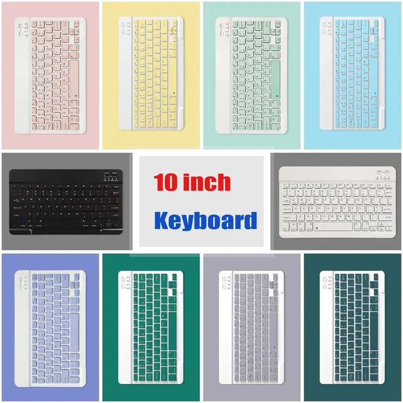 with Bluetooth Keyboard Mouse for Teclast T65 Max T70 T60 Plus T50HD 78Key 10inch Rechargeable Wireless Keyboard Mice Set Combo