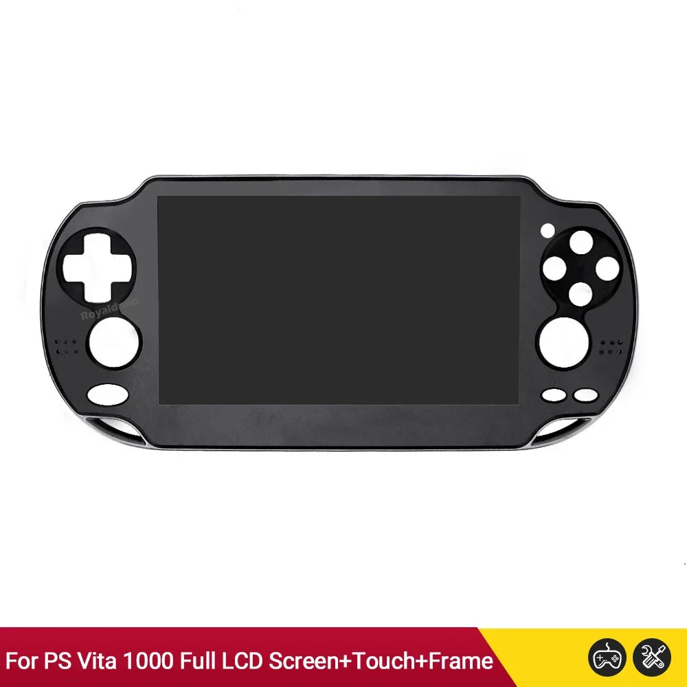Black White Original Oled LCD Screen Display for PS Vita PSV 1000 1001 1004 Full LCD Screen Display+Touch Digitizer+Frame Set